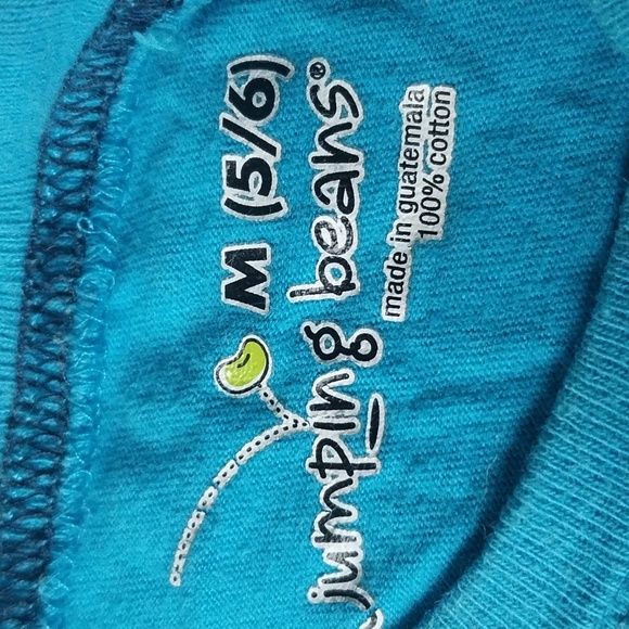 Jumping Beans Know Your Sharks Blue Tank 5/6 - Picture 2 of 4